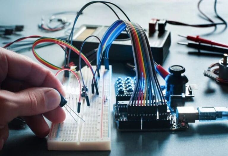 Rapid PCB prototype build at Key-Tech
