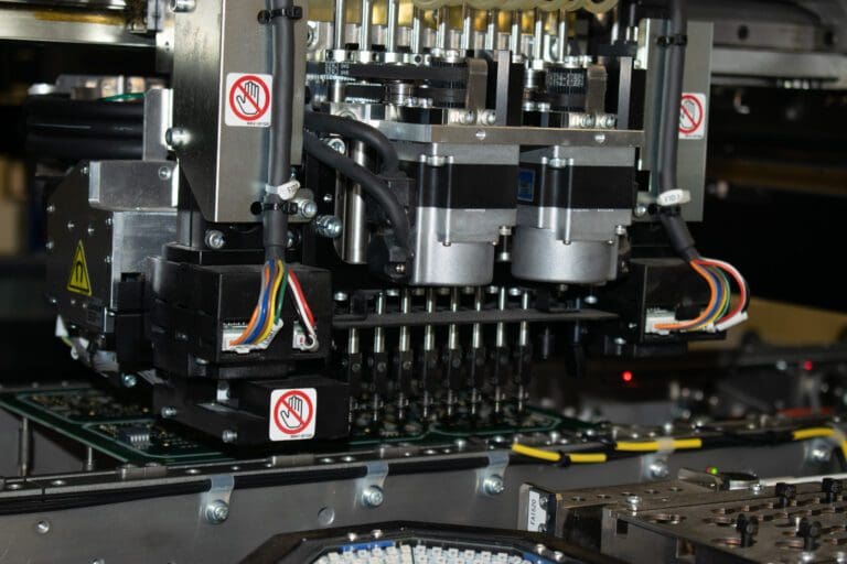 Fine-pitch SMT component placement at Key-Tech