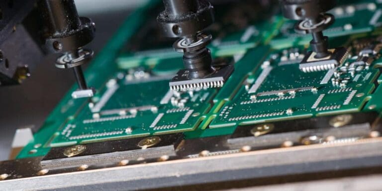 Automated optical inspection of an SMT board at Key-Tech