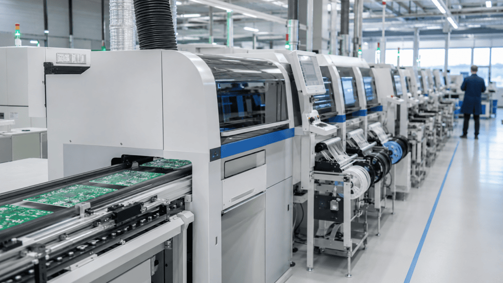Key-Tech production line where designs move from DFM review to manufacture.