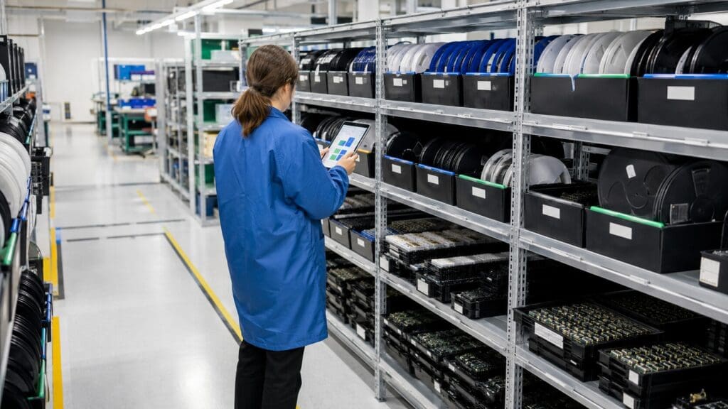 Key-Tech managed component stock that protects long-life builds from obsolescence.