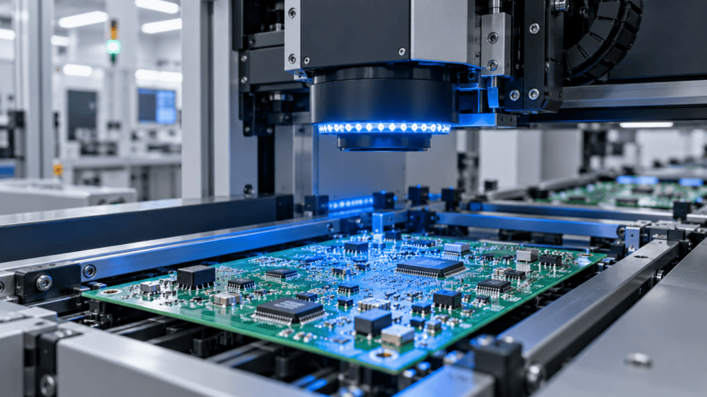 PCB assembly quality control - automated optical inspection